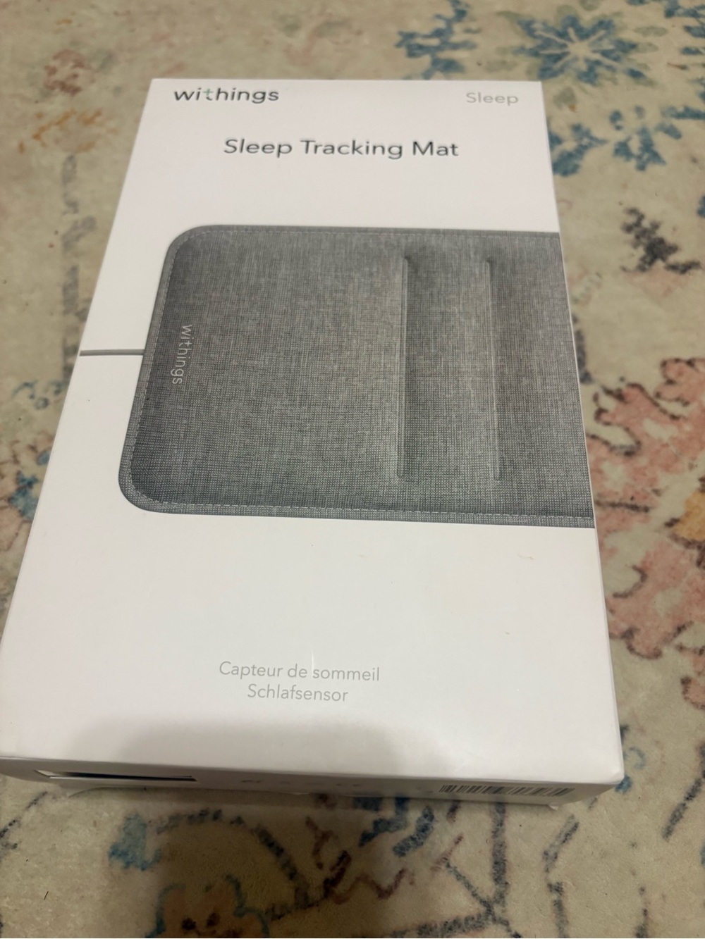 Withings Sleep Tracking Mat - Gray. Like New!